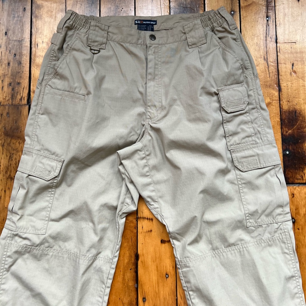 5.11 Tactical Men’s 36x36 (Fits 34x32) Taclite Pro Pants Cargo Ripstop Flaw READ